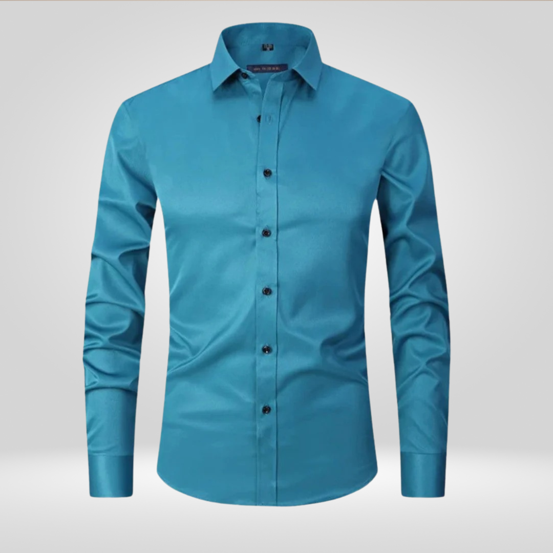 Slim Fit Luxe Overhemd voor Heren – Stijlvol Design