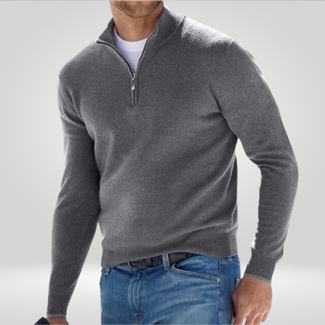 Premium Heren -Pullover met rits
