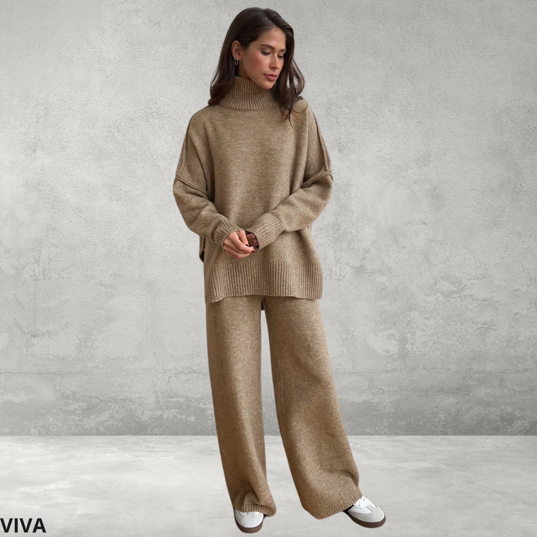 Coltrui Tweedelige Damesset – Stijlvolle Comfort voor Herfst en Winter