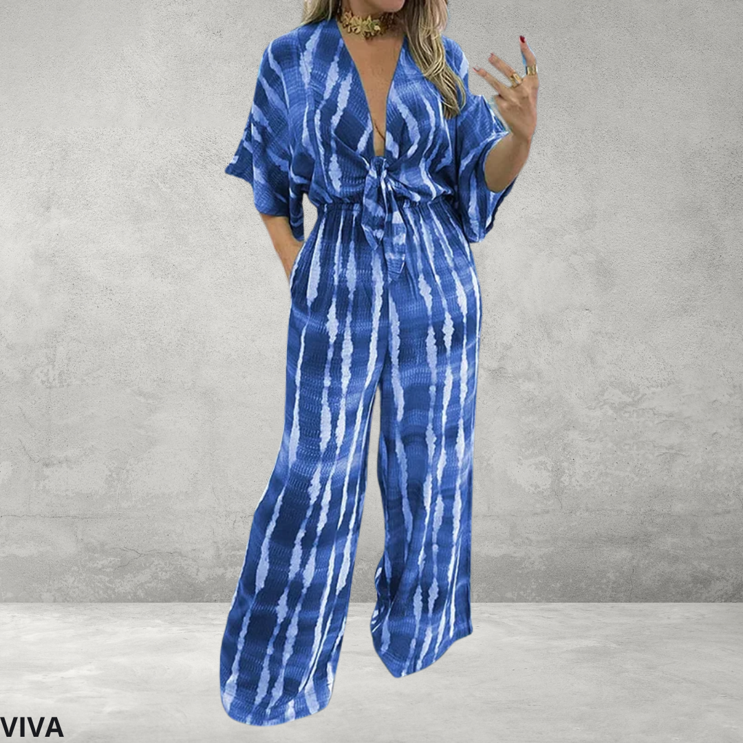 V-hals Jumpsuit voor Dames