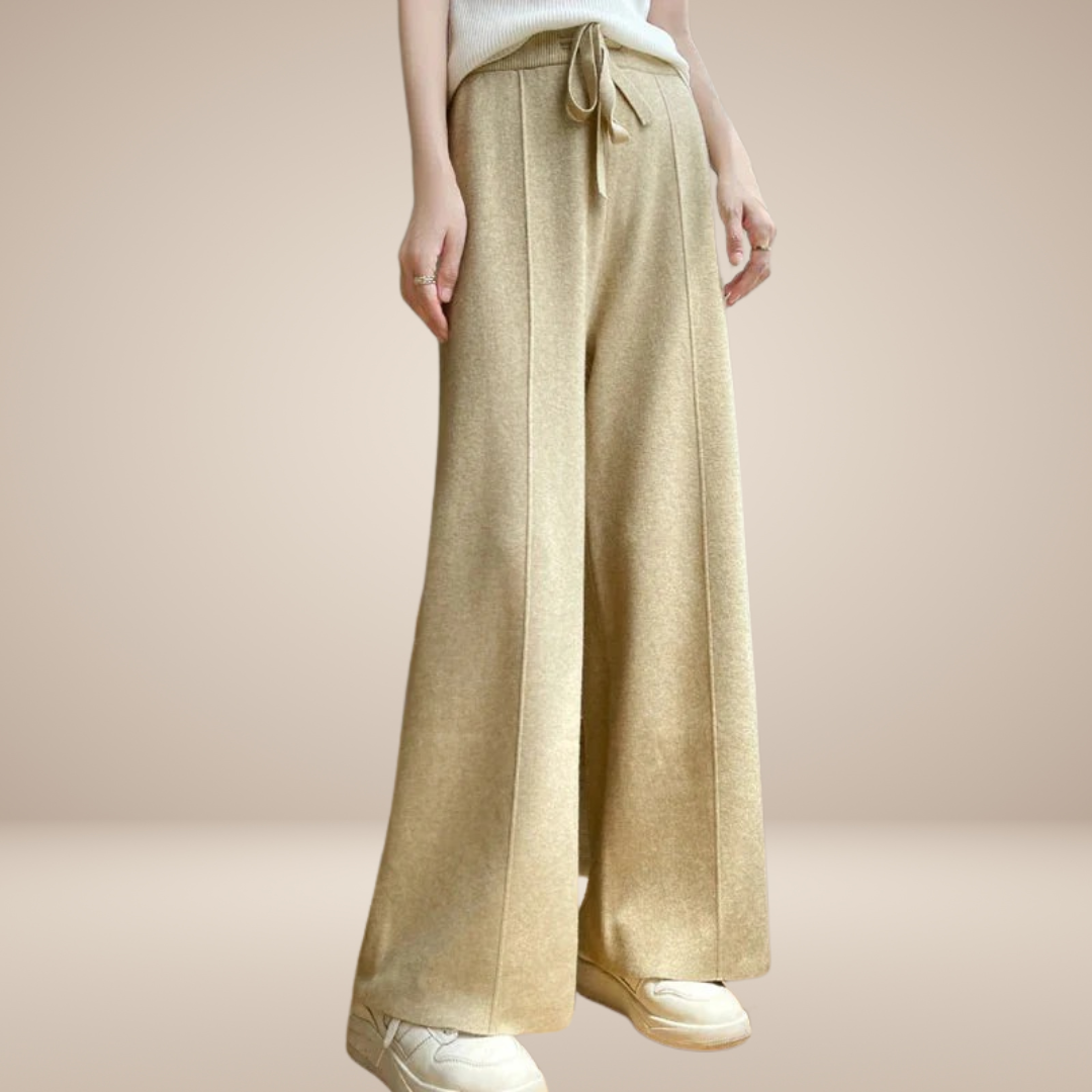 Relaxed Cashmere Broek voor Dames – Zachte en Luxe Pantalon