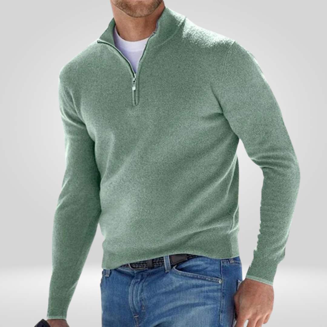 Premium Heren -Pullover met rits
