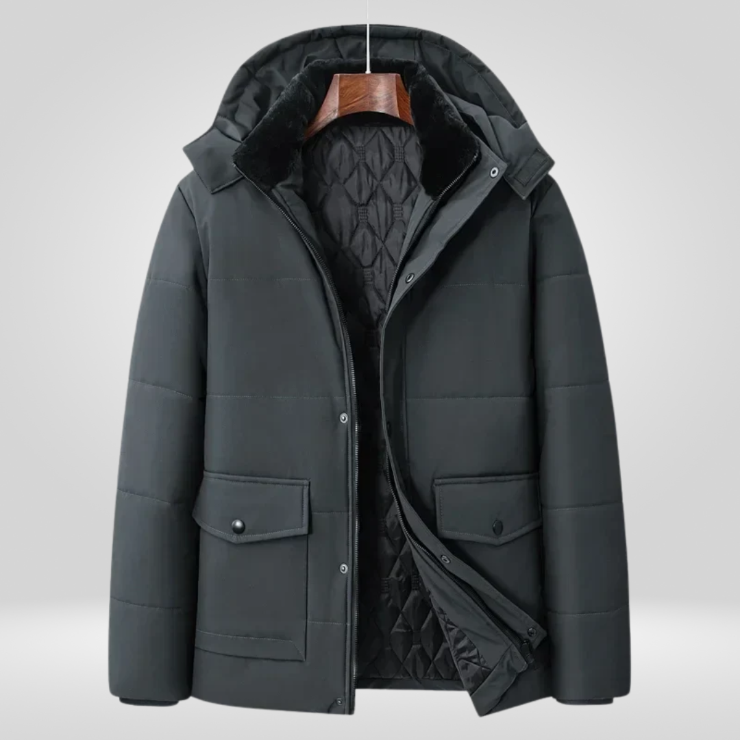 Winterparka met Fleecevoering voor Heren