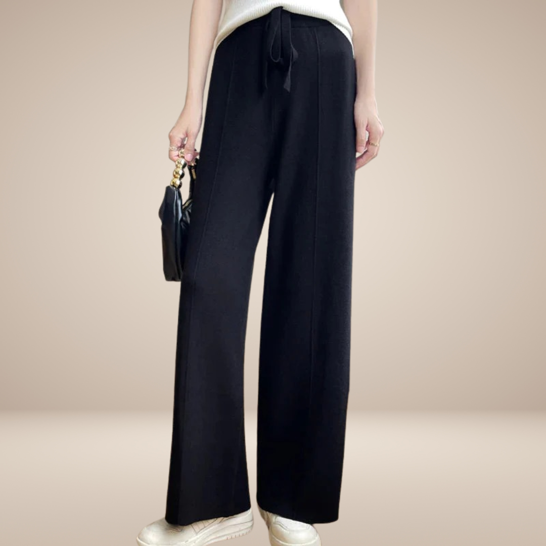 Relaxed Cashmere Broek voor Dames – Zachte en Luxe Pantalon