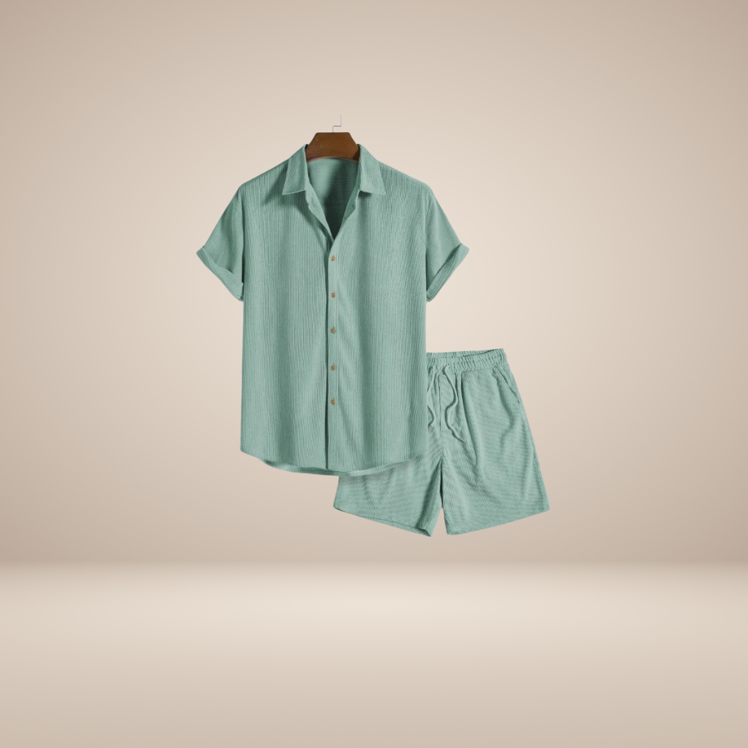 Breeze Set – Heren Zomerset met Overhemd & Broek
