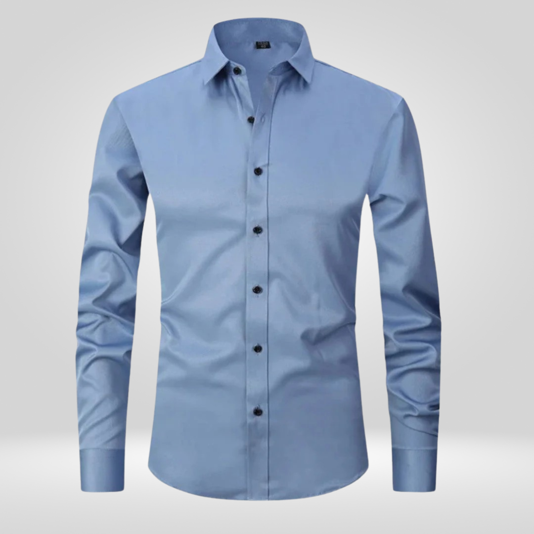 Slim Fit Luxe Overhemd voor Heren – Stijlvol Design