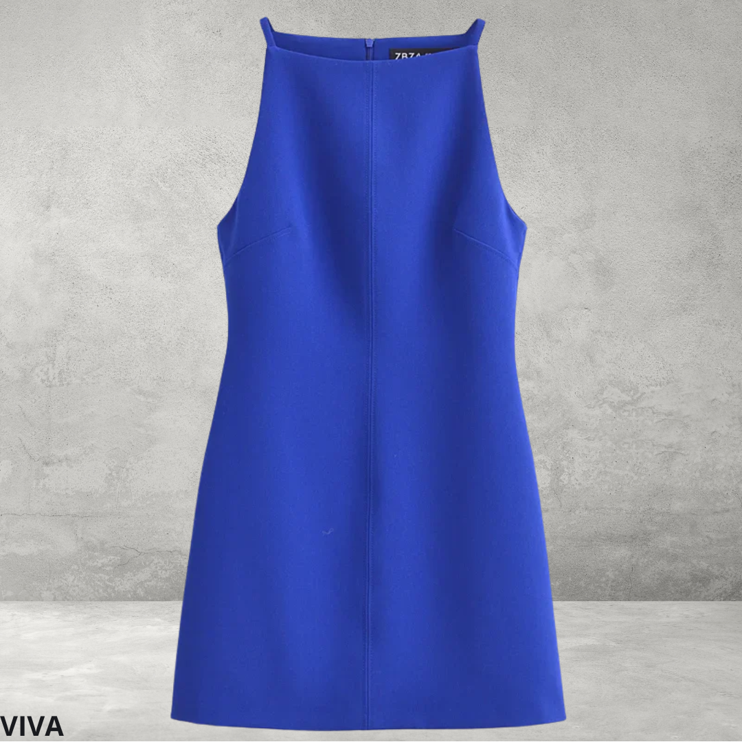 Bodycon Mini-Jurk – Mouwloze Vakantie Jurk voor Dames