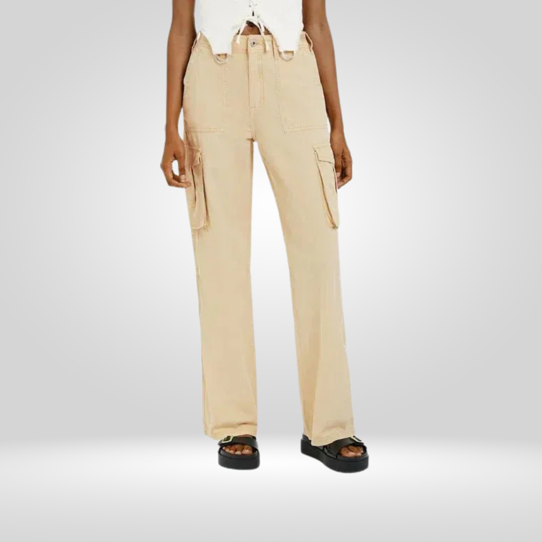 Straight Fit Cargobroek voor dames