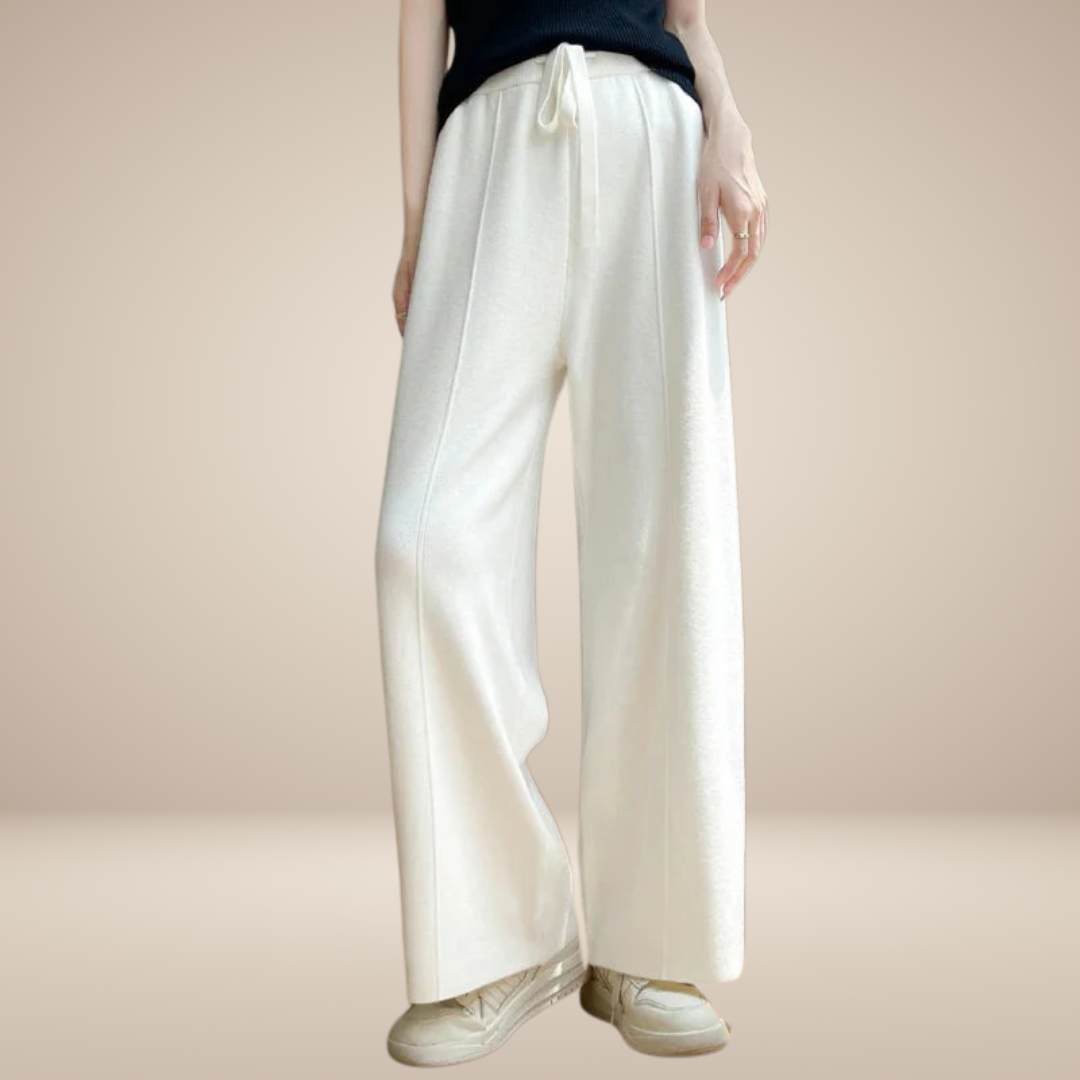 Relaxed Cashmere Broek voor Dames – Zachte en Luxe Pantalon