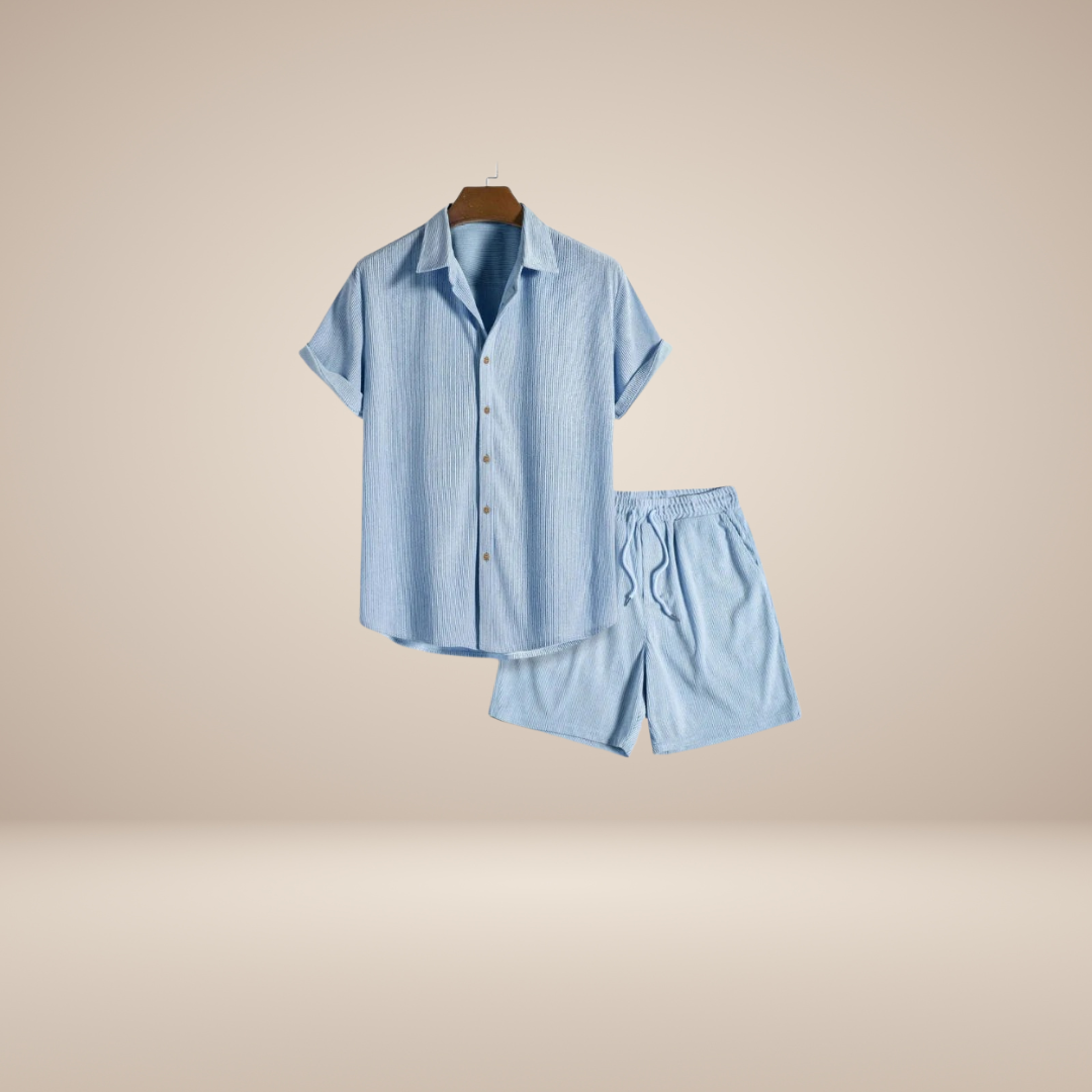 Breeze Set – Heren Zomerset met Overhemd & Broek