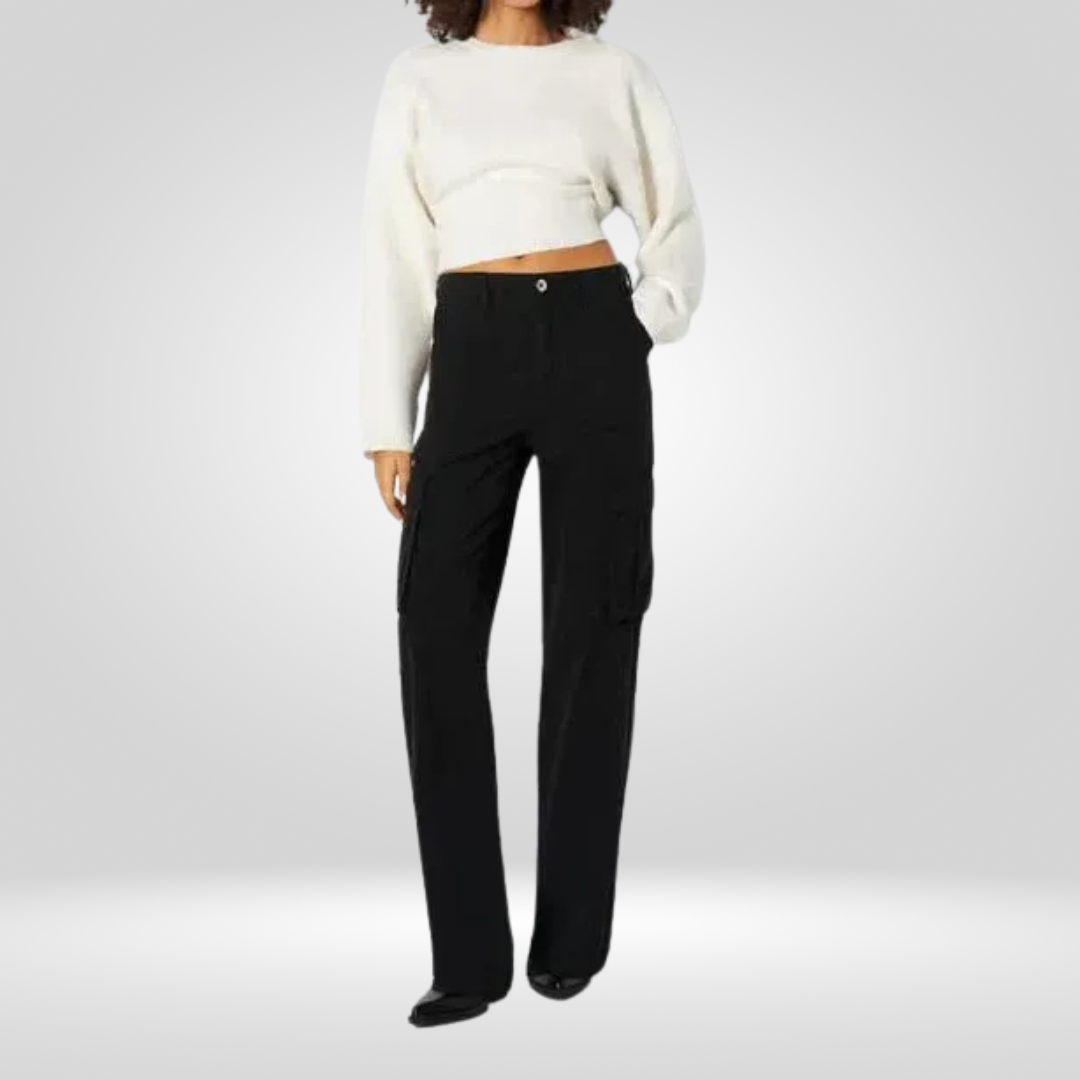 Straight Fit Cargobroek voor dames