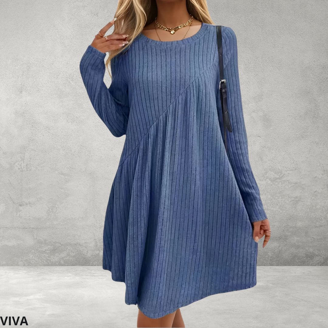 Zachte Damesjurk – Comfortabele Casual Jurk met Elegante Pasvorm