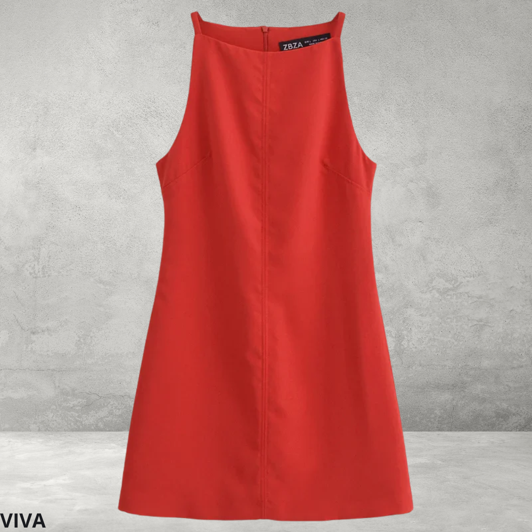 Bodycon Mini-Jurk – Mouwloze Vakantie Jurk voor Dames
