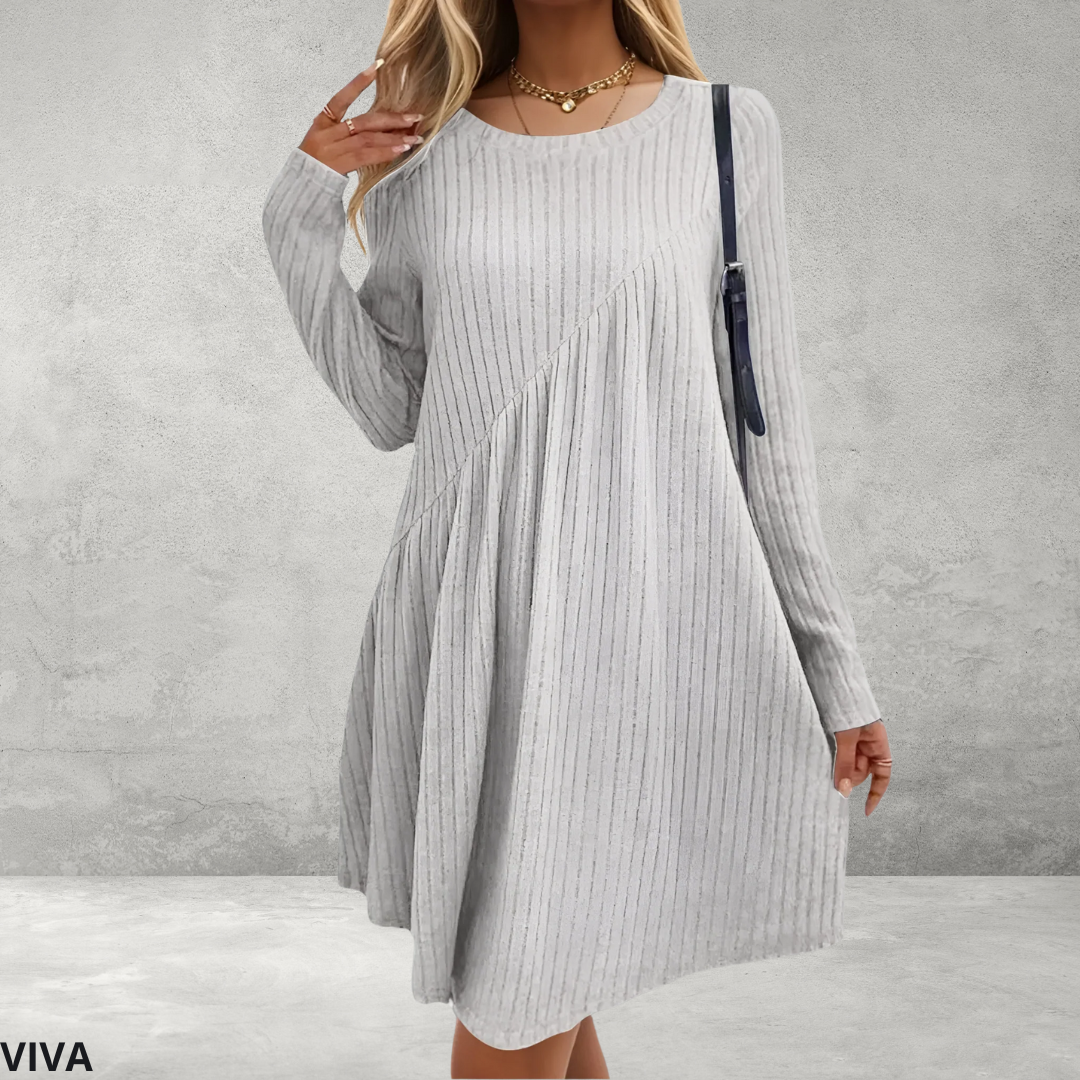 Zachte Damesjurk – Comfortabele Casual Jurk met Elegante Pasvorm