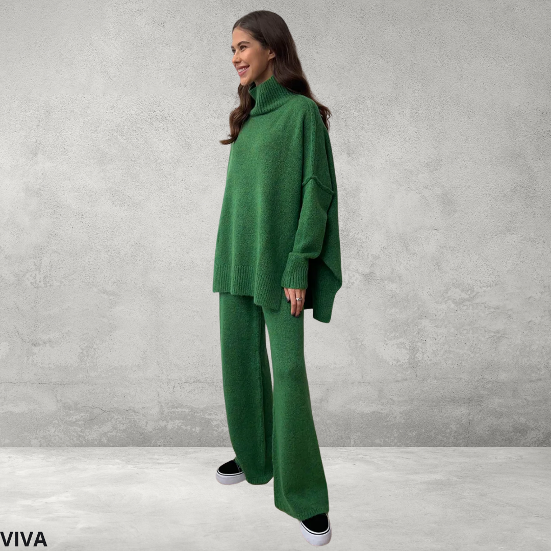 Coltrui Tweedelige Damesset – Stijlvolle Comfort voor Herfst en Winter