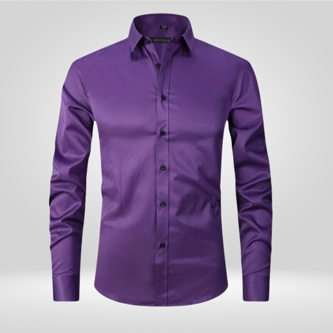 Slim Fit Luxe Overhemd voor Heren – Stijlvol Design