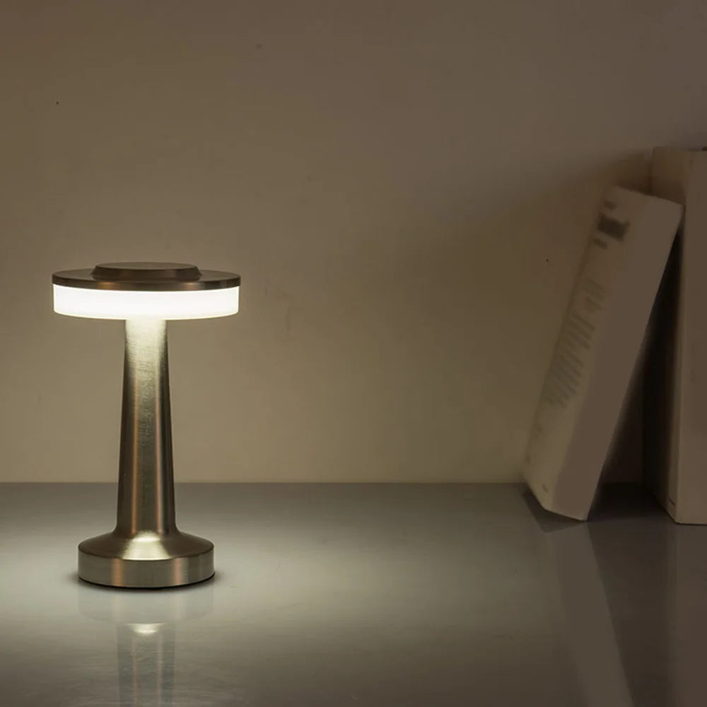 USB Oplaadbare Nachtlamp - Retro Design voor Slaapkamer en Camping