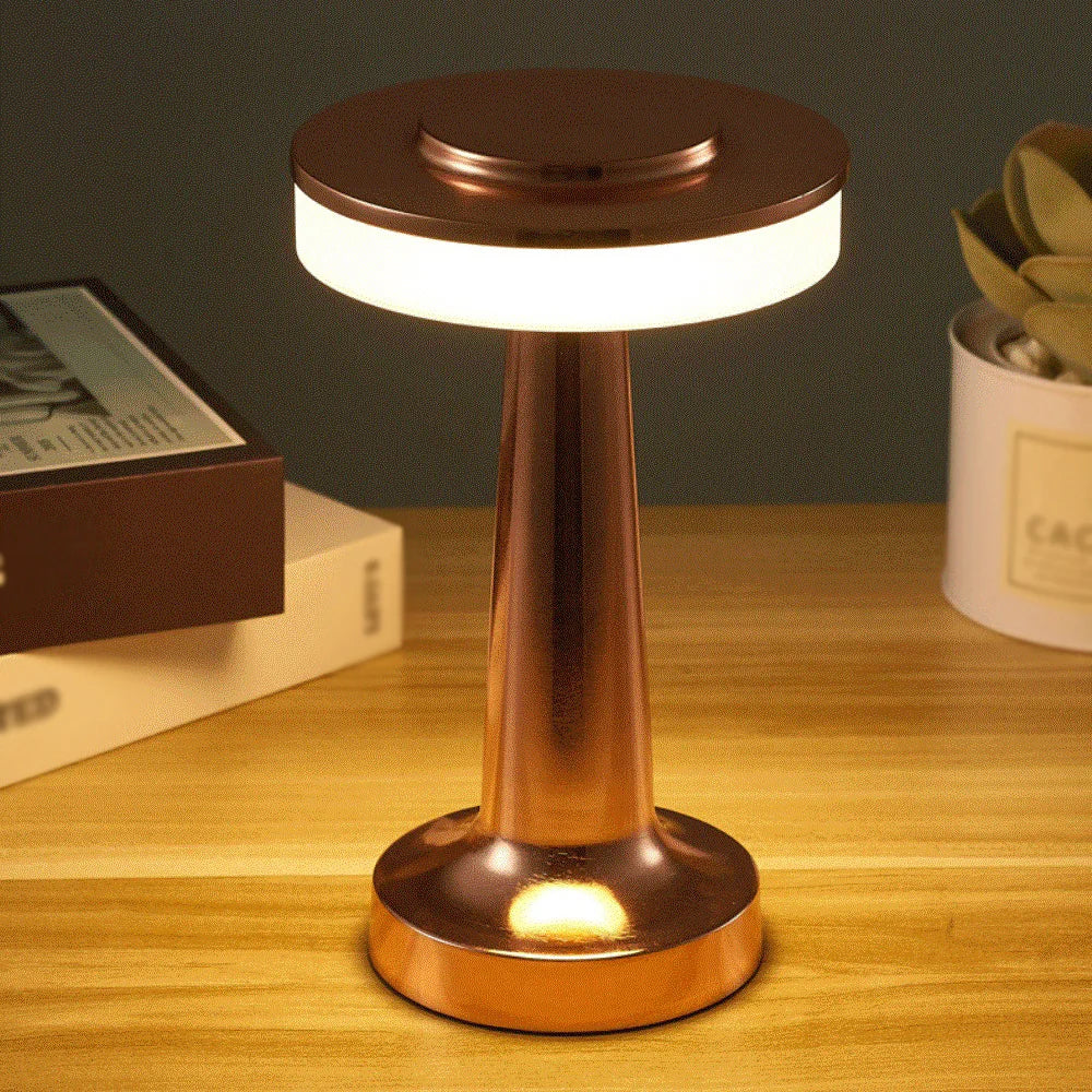 USB Oplaadbare Nachtlamp - Retro Design voor Slaapkamer en Camping