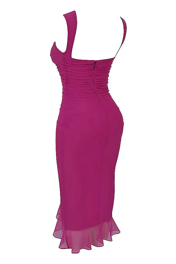 Elegant Dames Midijurk met Ruches