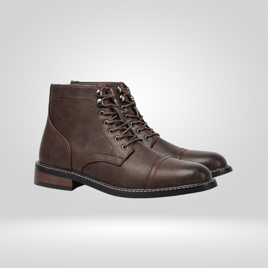 Laarzen voor Heren – Vintage Bottines met Versterkte Neus