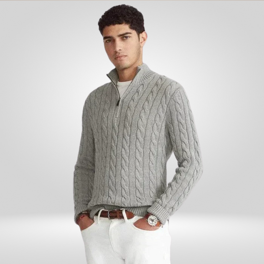 Heren Half Zip Sweater – Stijlvolle en Comfortabele Trui voor Heren