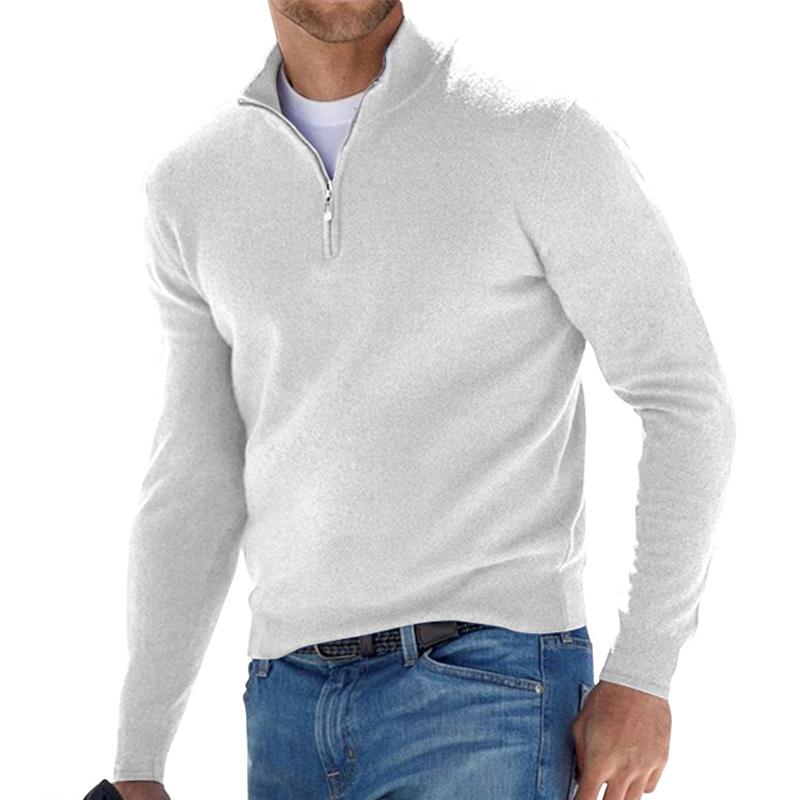 Erik™ – Premium Heren -Pullover met rits