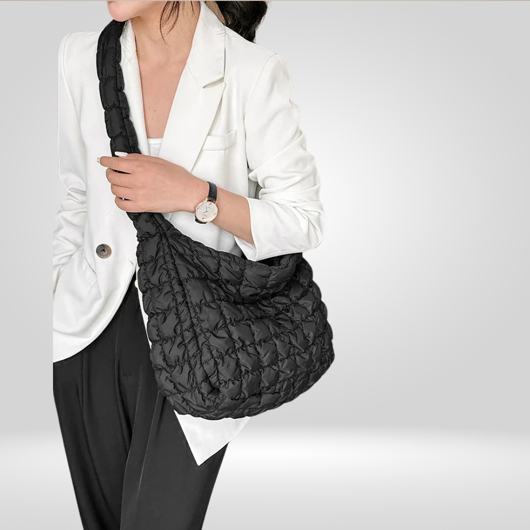 Gepofte Schoudertas voor Dames – Trendy Puffer Design