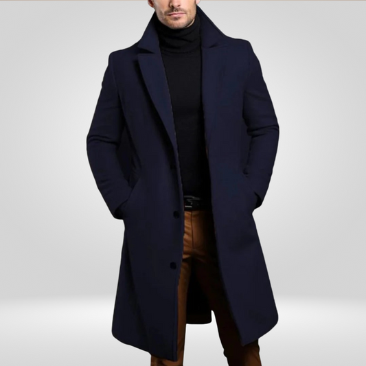 Wollen Trenchcoat – Tijdloze Elegantie en Comfort voor de Herfst