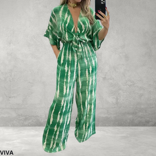 V-hals Jumpsuit voor Dames