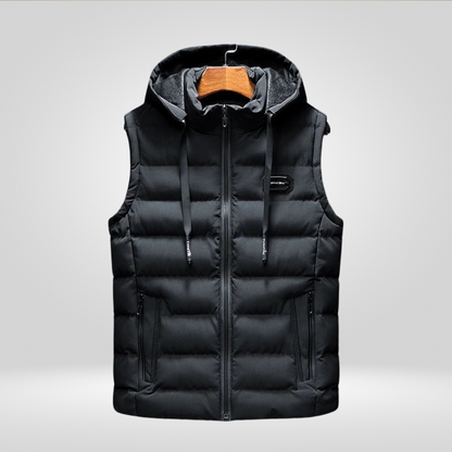 Heren Bodywarmer met Capuchon