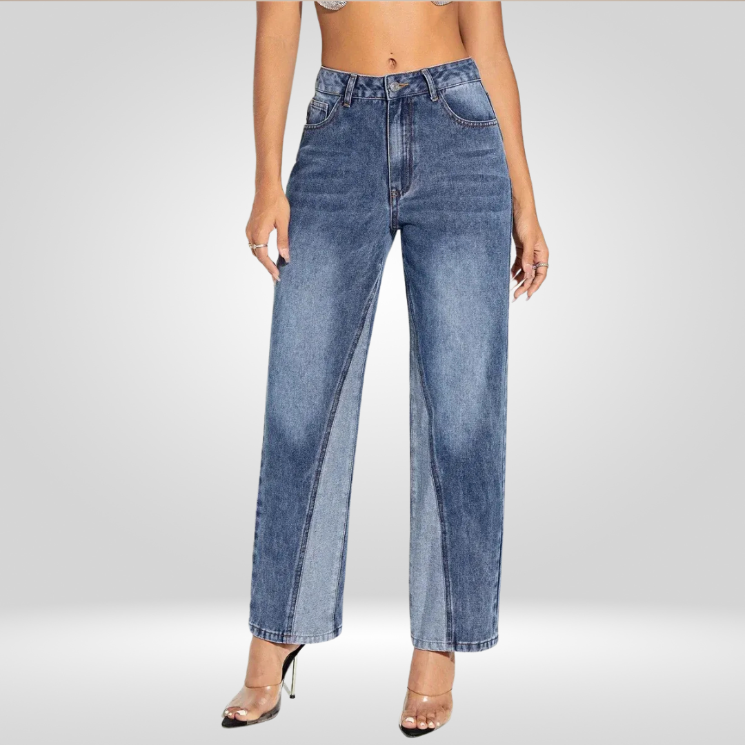 Vintage Patchwork Mom Jeans