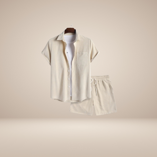 Heren Zomerset – Linnen Shirt & Broek voor Stijlvolle Zomerlook