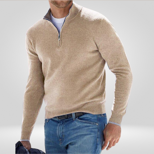 Premium Heren -Pullover met rits