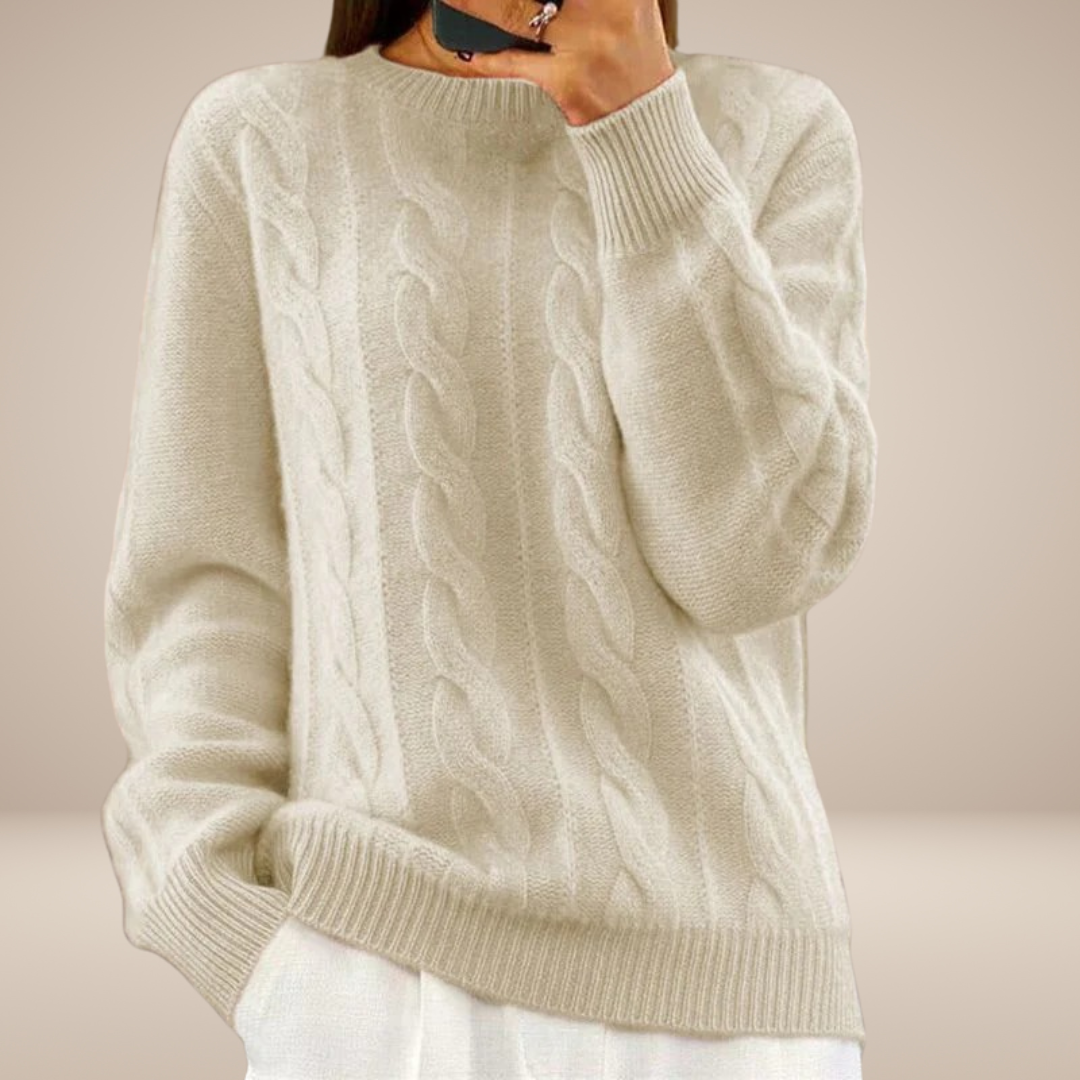 Stijlvolle Gebreide Dames Trui – Warm en Comfortabel voor Herfst en Winter