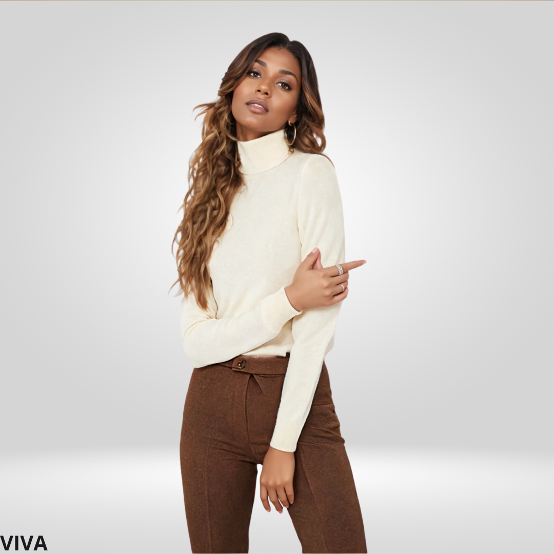 Wolachtige Coltrui | Tijdloze Winter Coltrui voor Dames