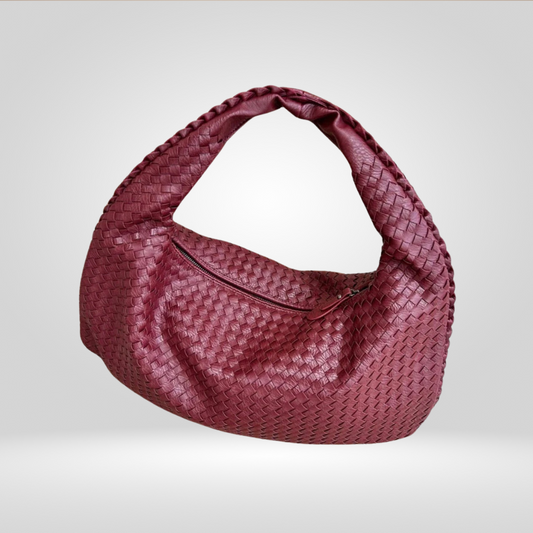 Trendy gevlochten handtas