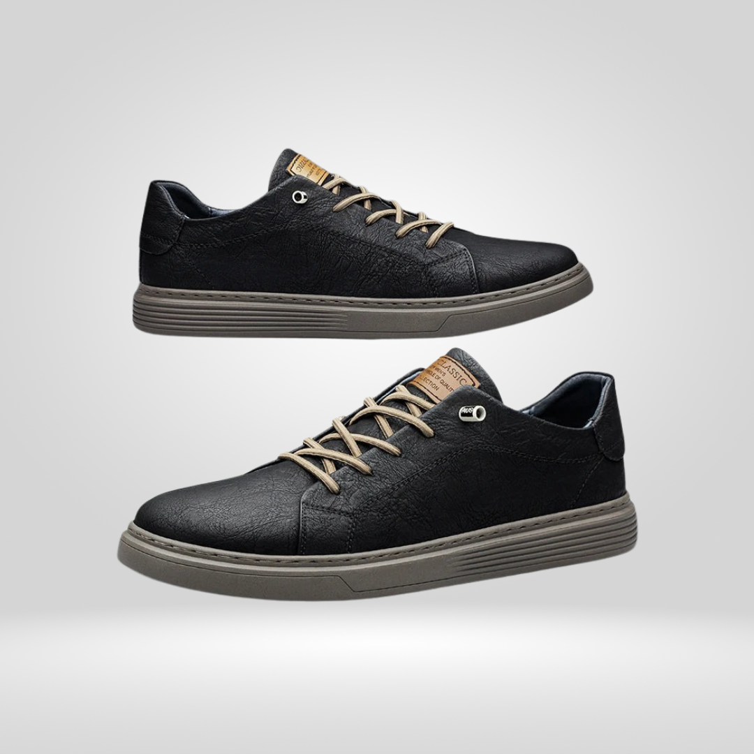 Genuine Leather Sneakers