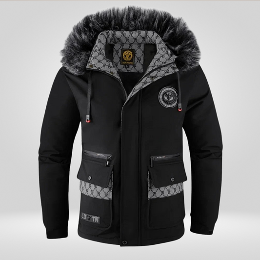 Winterjack Luxe Bont Gevoerde Herenjas voor Optimaal Comfort