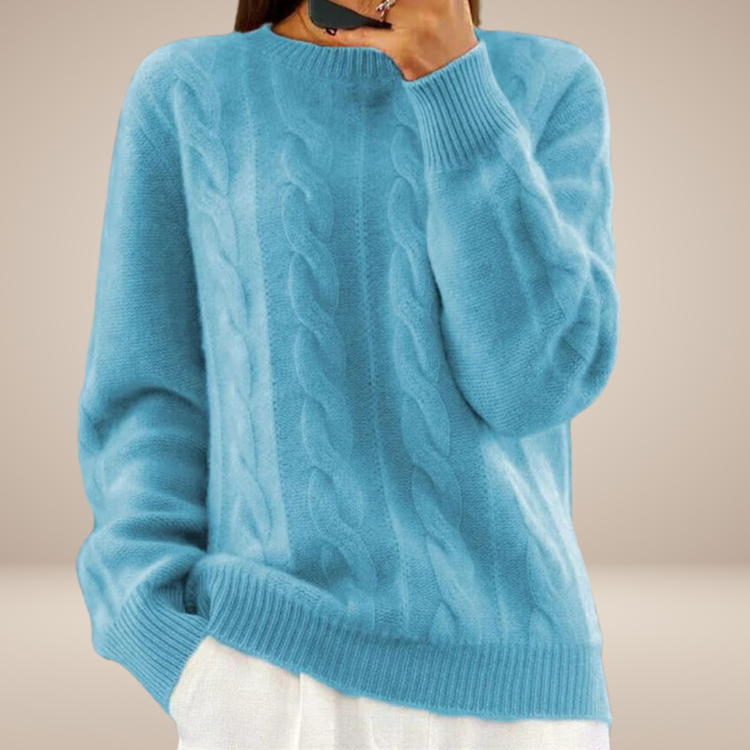 Stijlvolle Gebreide Dames Trui – Warm en Comfortabel voor Herfst en Winter