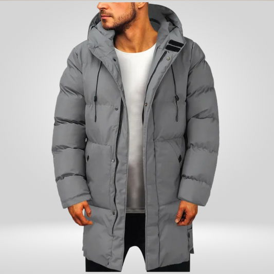 Winterparka voor Heren – Lange Winddichte Jas voor Koude Dagen