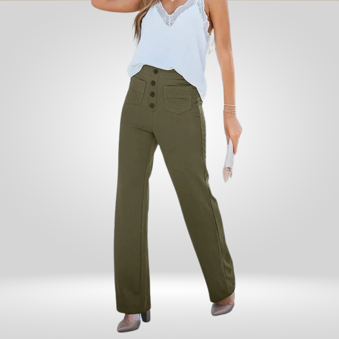 Elastische dames broek