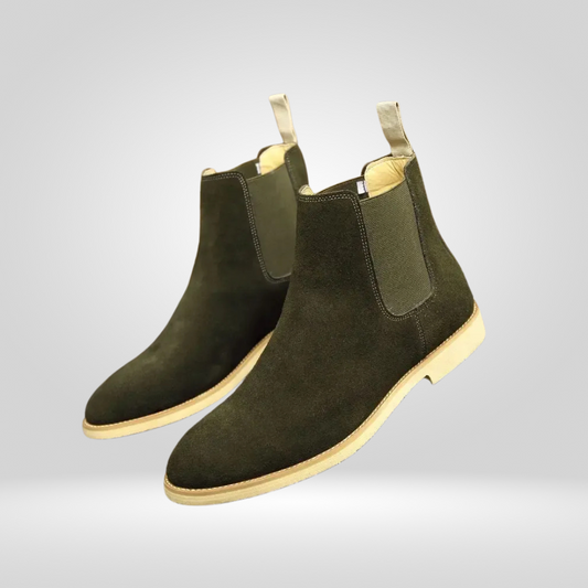 Retro Suede Chelsea Boots voor Mannen