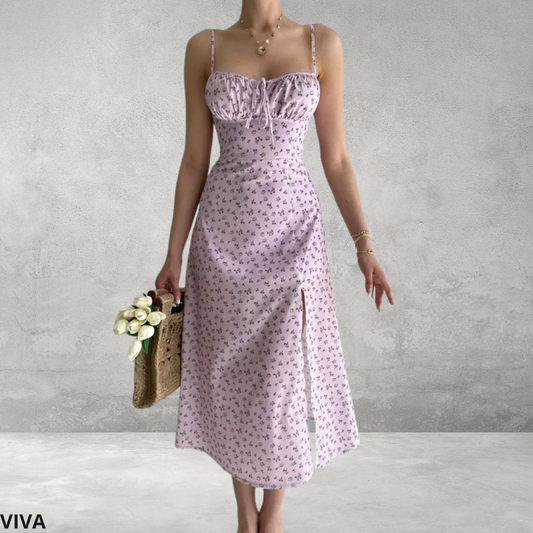Dames Zomerjurk – Elegante Bloemenprint & Bodycon Pasvorm
