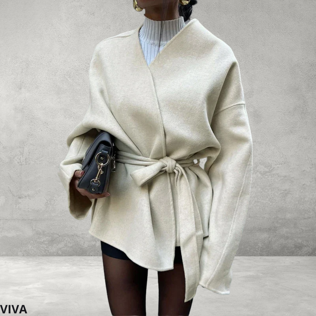 V Hals Losse Casual Dames Jas