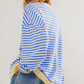 Gestreepte oversized Dames trui