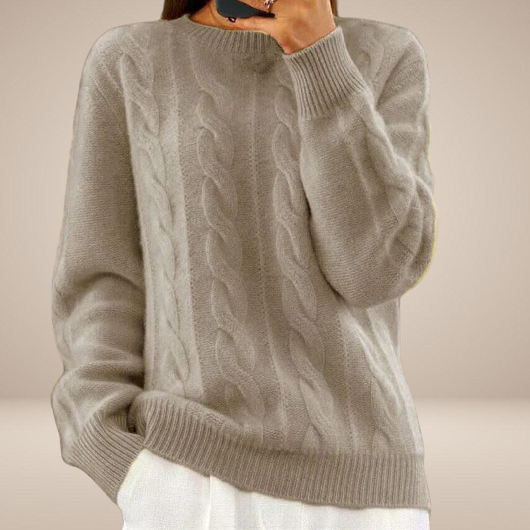 Stijlvolle Gebreide Dames Trui – Warm en Comfortabel voor Herfst en Winter