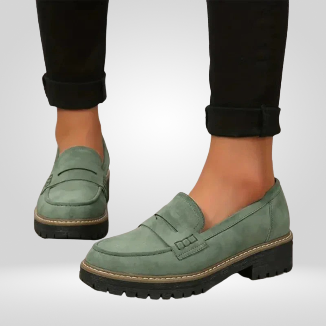 Luxe Dames Instappers – Mocassins van Zacht Suède in Elegante Stijl