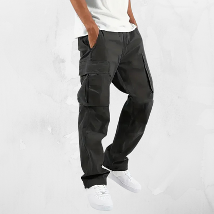 Heren Joggingbroek | Comfortabele Cargo Sportbroek met Trekkoord