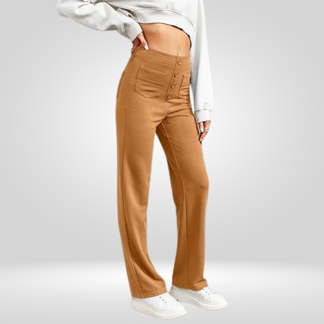 Elastische dames broek