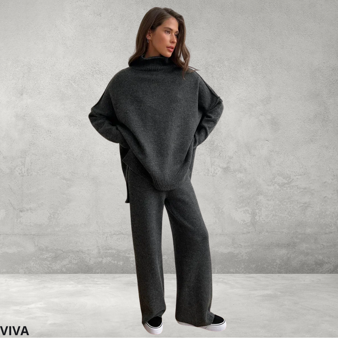 Coltrui Tweedelige Damesset – Stijlvolle Comfort voor Herfst en Winter
